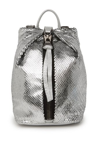 Genti femei aimee kestenberg tamitha mini leather backpack silver scales