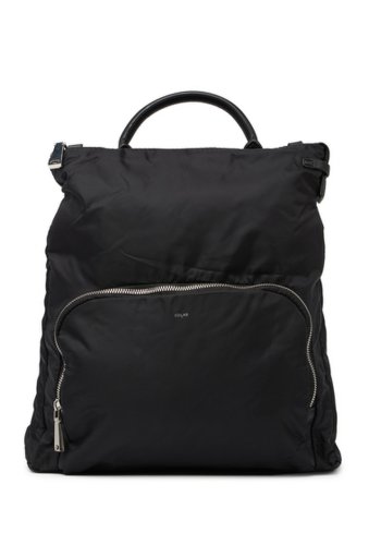 Genti femei co-lab nylon convertible messenger backpack black