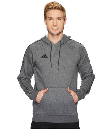 Imbracaminte barbati adidas core18 hoodie dark grey heatherblack