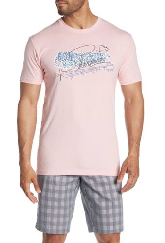 Imbracaminte barbati ben sherman short sleeve graphic t-shirt lt pink