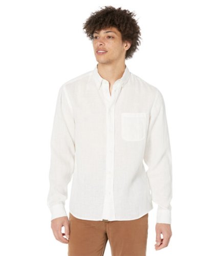 Imbracaminte barbati billy reid tuscumbia linen shirt optic white