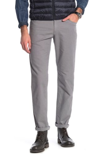 Imbracaminte barbati brax birdseye effect regular fit chino pants - 34 inseam silver