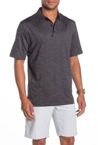 Imbracaminte barbati callaway golf apparel heathered short sleeve polo shirt caviar