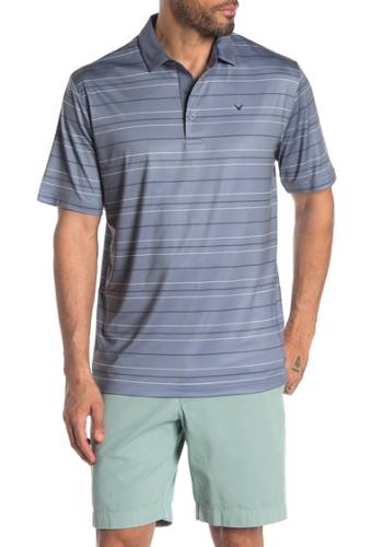 Imbracaminte barbati callaway golf apparel short sleeve printed polo flint stone