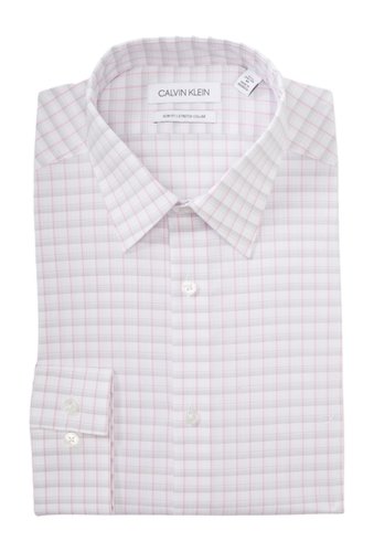 Imbracaminte barbati calvin klein slim fit dress shirt pink multi
