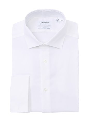 Imbracaminte barbati calvin klein stretch non-iron slim fit dress shirt white
