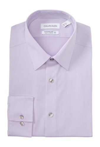Imbracaminte barbati calvin klein sustainable slim fit dress shirt purple