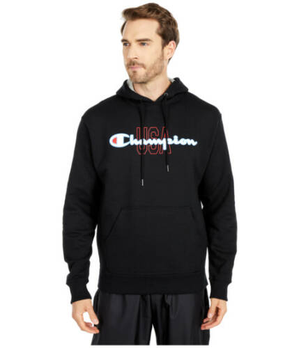 Imbracaminte barbati champion powerblend graphic hoodie black