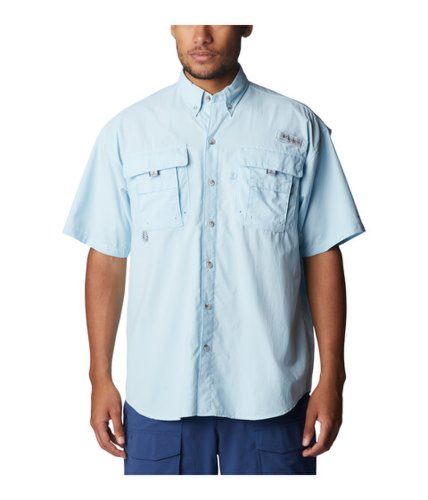 Imbracaminte barbati columbia bahamatrade ii short sleeve shirt spring blue