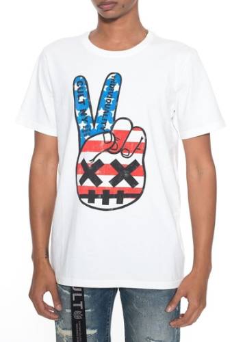 Imbracaminte barbati cult of individuality july 4th peace graphic t-shirt white