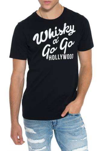 Imbracaminte barbati cult of individuality whisky logo graphic t-shirt black