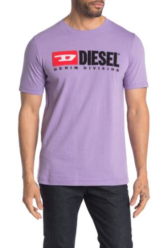 Imbracaminte barbati diesel division short sleeve t-shirt violet
