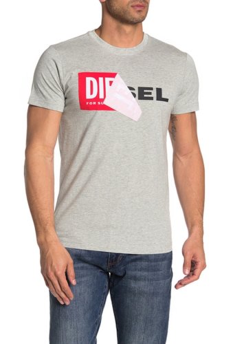Imbracaminte barbati diesel t-diego t-shirt heathergr