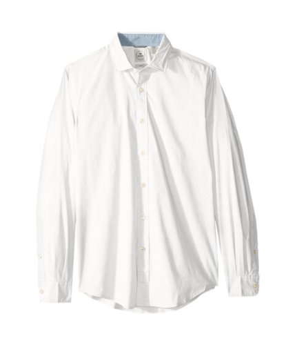 Imbracaminte barbati Dockers long sleeve slim fit supreme flex poplin shirt paper white