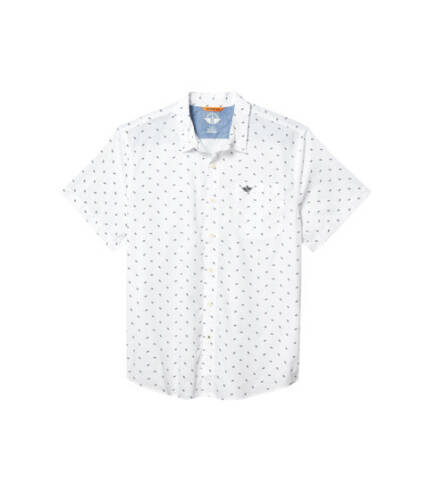 Imbracaminte barbati dockers supreme flex short sleeve button-down shirt saucer print