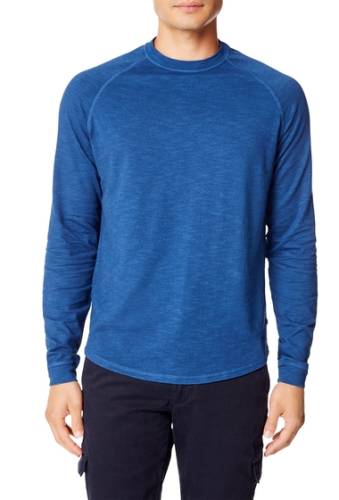Imbracaminte barbati good man brand athletic crew neck long sleeve t-shirt blue