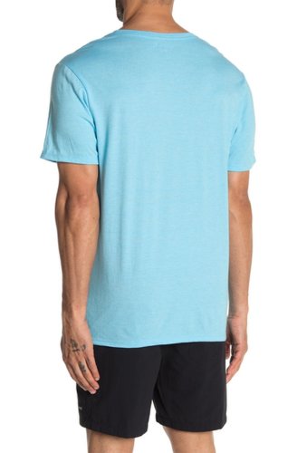 Imbracaminte barbati hurley staple crew neck t-shirt blue gaze