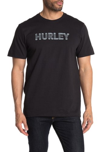 Imbracaminte barbati hurley strikeout short sleeve crew neck t-shirt blackcool