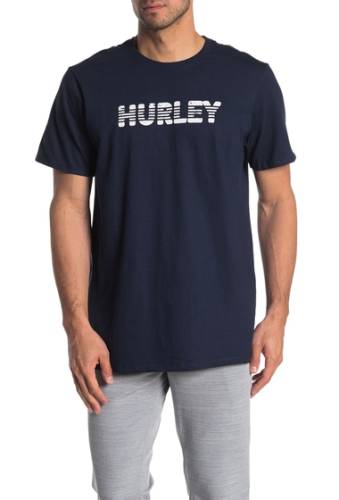 Imbracaminte barbati hurley strikeout short sleeve crew neck t-shirt obsidianw