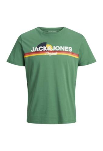 Imbracaminte barbati jack jones jorventure crew neck graphic t-shirt fir