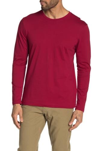 Imbracaminte barbati joe fresh essential core long sleeve t-shirt dk red