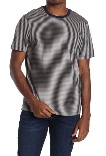 Imbracaminte barbati joe fresh striped crew neck t-shirt lt grey