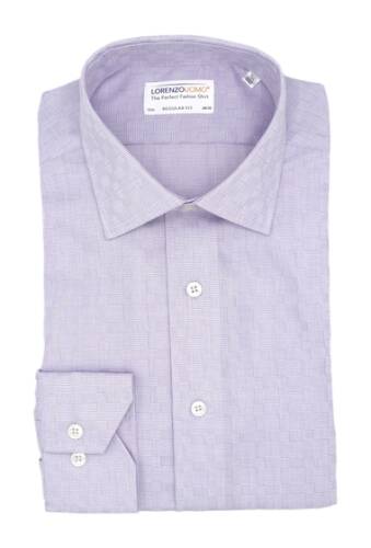 Imbracaminte barbati lorenzo uomo textured square non-iron regular fit dress shirt lavender