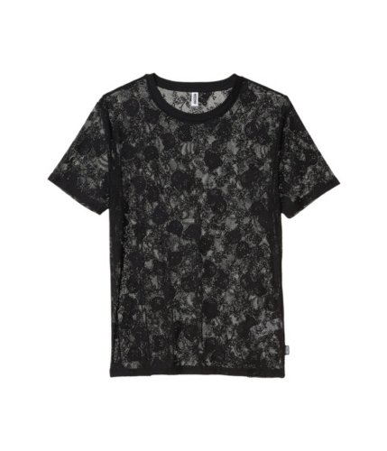 Imbracaminte barbati moschino bear lace t-shirt black