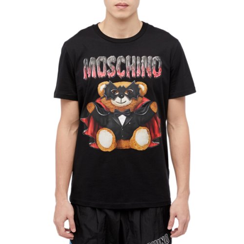 Imbracaminte barbati moschino dracula bear t-shirt black