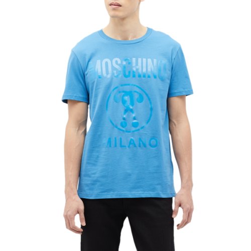 Imbracaminte barbati moschino question mark t-shirt blue