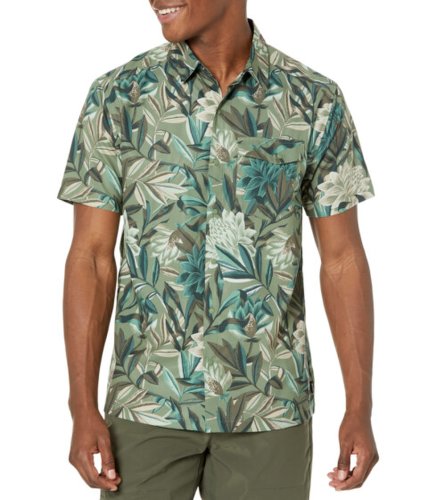Imbracaminte barbati mountain hardwear shade litetrade short sleeve shirt field tropicali print