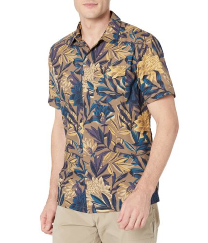 Imbracaminte barbati mountain hardwear shade litetrade short sleeve shirt trail dust tropicali print