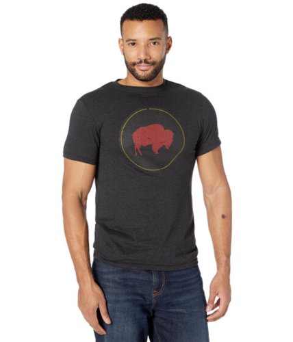 Imbracaminte barbati mountain khakis bison patch t-shirt classic fit black