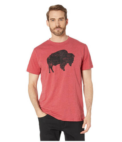 Imbracaminte barbati mountain khakis bison t-shirt red heatherblack