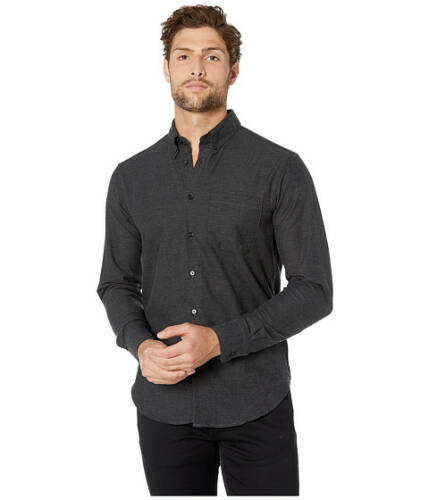 Imbracaminte barbati naked famous easy shirt - classic flannel button-down classic flannel - charcoal