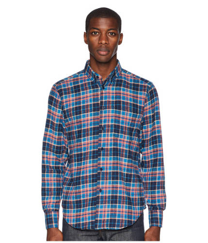 Imbracaminte barbati naked famous easy shirt rustic nep flannel blue