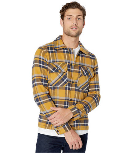 Imbracaminte barbati naked famous work shirt - heavyweight vintage flannel button-down heavyweight vintage flannel - blueyellow