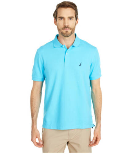Imbracaminte barbati nautica short sleeve solid deck shirt blue 2