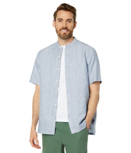 Imbracaminte barbati nautica sustainably crafted linen short sleeve shirt dutch blue