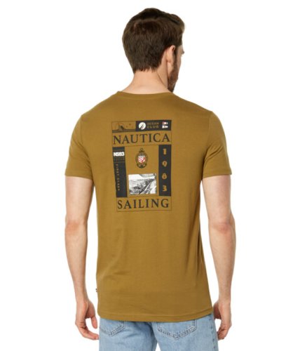 Imbracaminte barbati nautica sustainably crafted sailing graphic t-shirt arcadia green