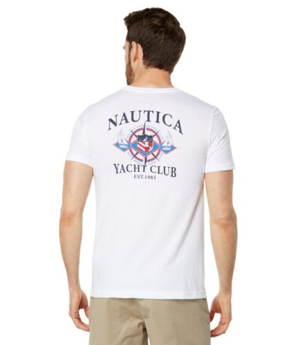 Imbracaminte barbati nautica sustainably crafted yacht club graphic t-shirt bright white