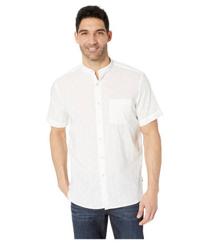 Imbracaminte barbati perry ellis palm printed soft shirt bright white