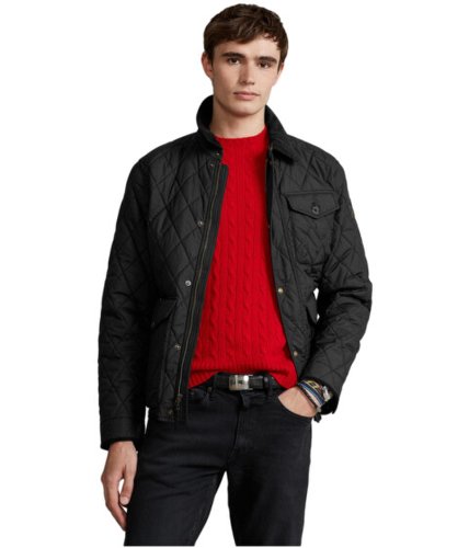 Imbracaminte barbati polo ralph lauren water-repellent quilted jacket polo black