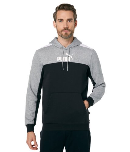 Imbracaminte barbati puma essentials block fleece hoodie cotton black