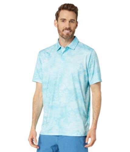 Imbracaminte barbati puma golf cloudspun dye stripe polo tropical aqua