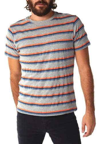 Imbracaminte barbati px pique knit stripe t-shirt grey heather