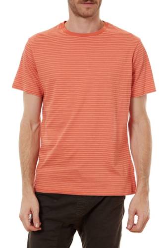 Imbracaminte barbati px thin stripe crew neck t-shirt true orange