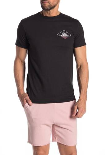 Imbracaminte barbati quiksilver bermuda brand logo t-shirt kvj0-black
