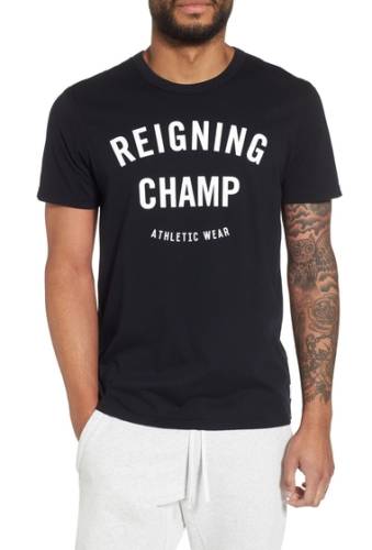 Imbracaminte barbati reigning champ ringspun gym logo t-shirt black white