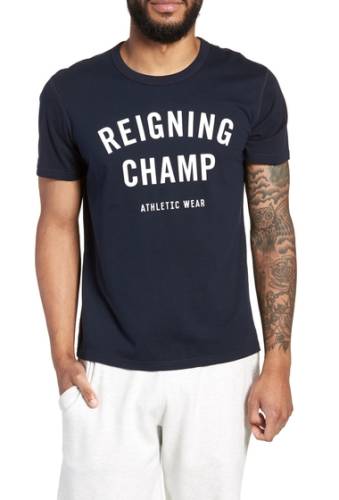 Imbracaminte barbati reigning champ ringspun gym logo t-shirt navy white